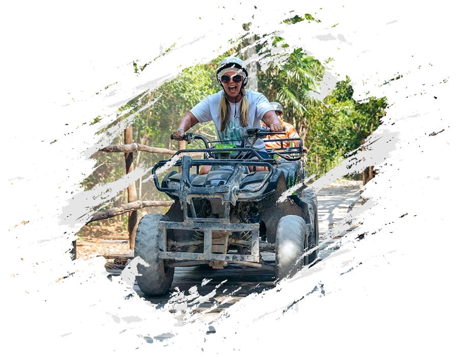 ATVs in Cancun Jungle